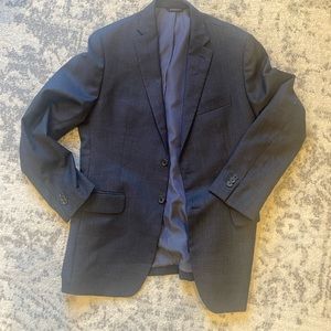banana republic tailor fit jacket charcoal gray